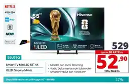 Comet Hisense 55U79Q Smart TV MiniLED 55" 4K offerta