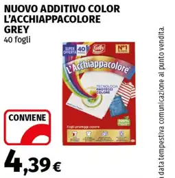 Coop Superstore Nuovo additivo color l'acchiappacolore GREY offerta