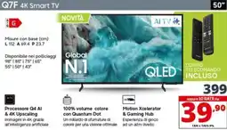 Comet SAMSUNG Q7F 4K Smart TV 50" offerta