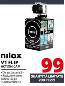 Comet Nilox V1 flip action cam offerta