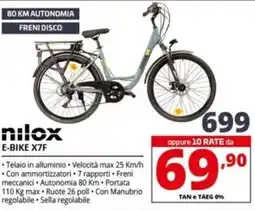 Comet Nilox e-bike X7F offerta