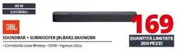 Comet JBL SOUNDBAR+SUBWOOFER JBLBAR2.0AIOM2BK offerta