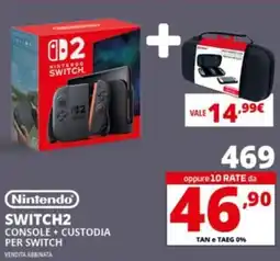 Comet Nintendo switch2 console + custodia per switch offerta