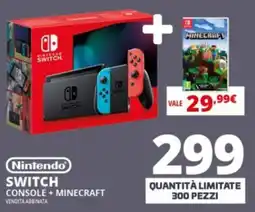 Comet Nintendo console + minecraft offerta