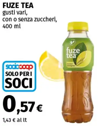 Coop Superstore Fuze tea offerta