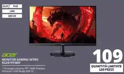 Comet acer MONITOR GAMING NITRO KG241YP3BIP offerta