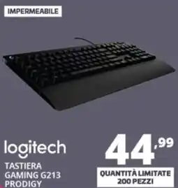 Comet logitech TASTIERA GAMING G213 PRODIGY offerta