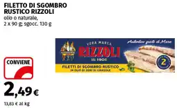 Coop Superstore Filetto di sgombro rustico RIZZOLI offerta
