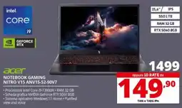Comet acer NOTEBOOK GAMING NITRO V15 ANV15-52-90V7 offerta