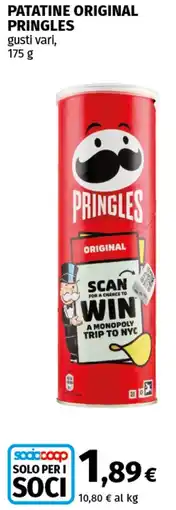 Coop Superstore Patatine original PRINGLES offerta