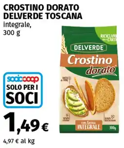 Coop Superstore Crostino dorato delverde toscana offerta