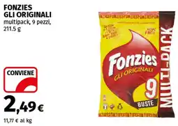 Coop Superstore Fonzies gli originali offerta
