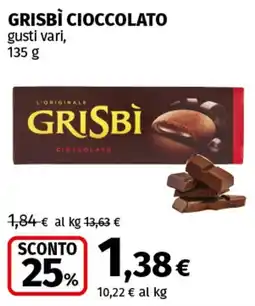 Coop Superstore Grisbì cioccolato offerta
