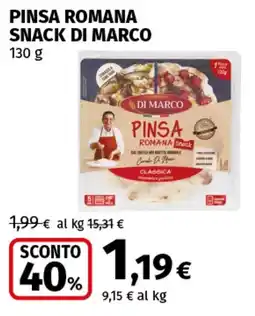 Coop Superstore Pinsa romana snack DI MARCO offerta