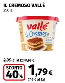 Coop Superstore Il cremoso VALLÉ offerta