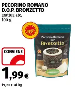 Coop Superstore Pecorino romano D.O.P. BRONZETTO offerta