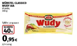 Coop Superstore Würstel classico wudy AIA offerta