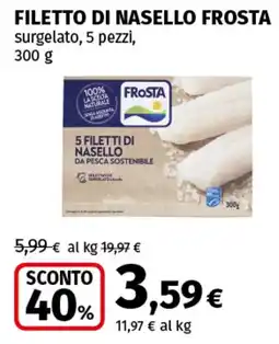 Coop Superstore Filetto di nasello FROSTA offerta