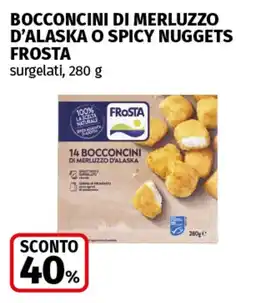 Coop Superstore Bocconcini di merluzzo d'alaska o spicy nuggets FROSTA offerta