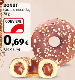 Coop Superstore DONUT cacao o nocciola offerta