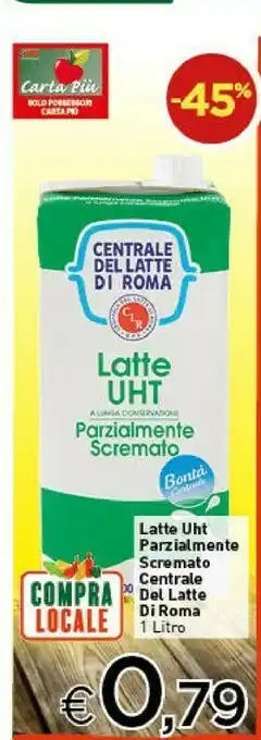 Latte uht parzialmente scremato 1000 g(ml)