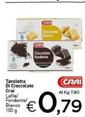 Crai Crai - cioccolato fondente 100 g(ml) offerta