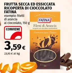 Coop Superstore Frutta secca ed essiccata ricoperta di cioccolato FATINA offerta