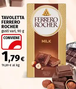 Coop Superstore Tavoletta ferrero ROCHER offerta