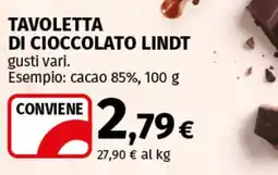 Coop Superstore Tavoletta di cioccolato LINDT offerta