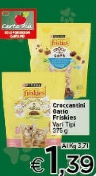 Crai Croccantini gatto friskies offerta