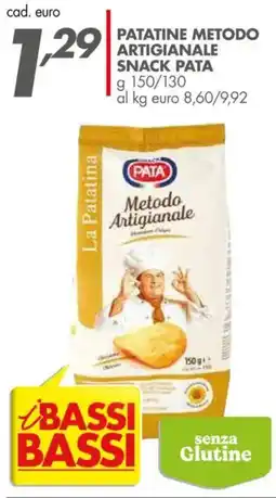 Italmark Patatine metodo artigianale snack PATA offerta