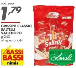 Italmark Grissini classici saltelli VALLEDORO offerta