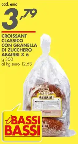 Italmark Croissant classico con granella di zucchero ABAIRBI X 6 offerta