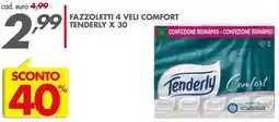 Italmark Fazzoletti 4 veli comfort TENDERLY X 30 offerta
