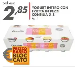 Italmark Yogurt intero con frutta in pezzi CONSILIA X 8 offerta