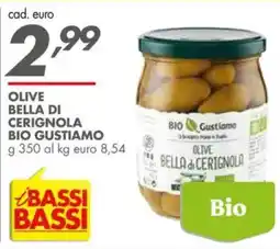 Italmark Olive bella di cerignola BIO GUSTIAMO offerta