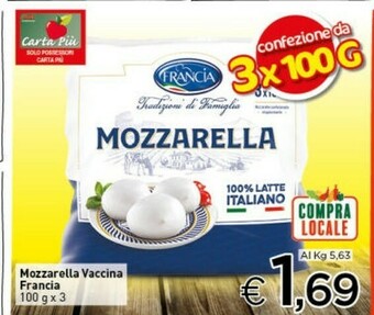Crai Mozzarella offerta