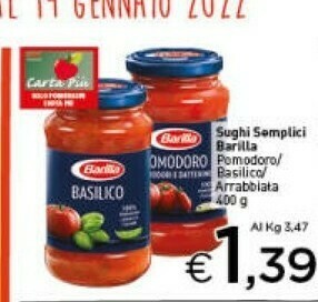 Crai Sughi per pasta offerta