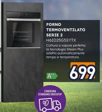 Haier FORNO TERMOVENTILATO SERIE 2 H6ID25G5SYTX
