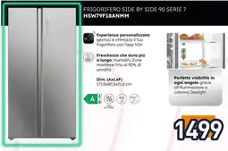 Unieuro Haier FRIGORIFERO SIDE BY SIDE 90 SERIE 7 HSW79F18ANMM offerta