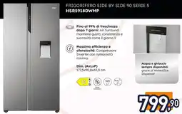 Unieuro Haier FRIGORIFERO SIDE BY SIDE 90 SERIE 5 HSR5918DWMP offerta