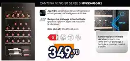 Unieuro Haier CANTINA VINO 50 SERIE 3 HWS34GGH1 offerta