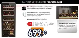 Unieuro Haier CANTINA VINO 50 SERIE 7 HWS77GDAU1 offerta