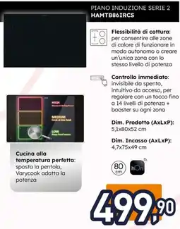 Unieuro Haier PIANO INDUZIONE SERIE 2 HAMTB86IRCS offerta