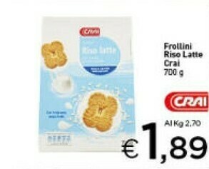 Crai Frollini offerta