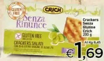 Crai Crackers senza glutine offerta