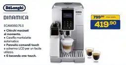 Euronics DeLonghi DINAMICA ECAM350.75.S offerta
