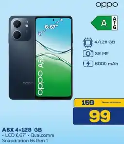 Euronics Oppo A5X 4+128 GB offerta