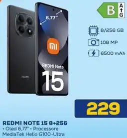 Euronics REDMI NOTE 15 8+256 offerta
