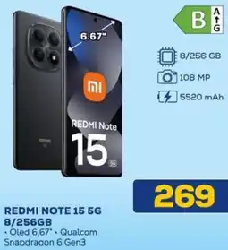 Euronics REDMI NOTE 15 5G 8/256GB offerta